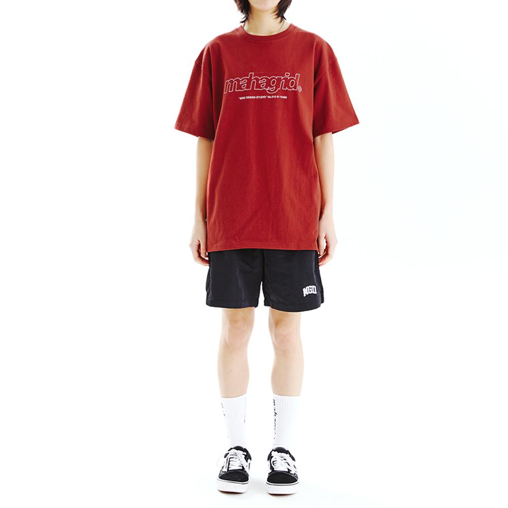 MAHAGRID Third Logo Tee Red(Mg2Cmmt508A)
