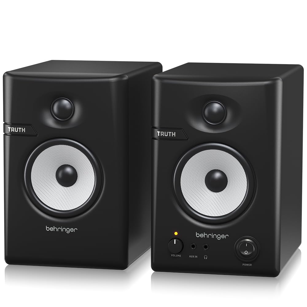 Behringer Monitor Speaker Pair TRUTH Series Inch Woofer Model TRUTH 3.5 3.5