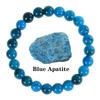 SHINE/TK 8mm Apatite & Sunstone Beaded Bracelet with Agate Crystal and Raw Stones