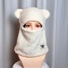 Keep Warm Bear Cap Scarf Set Korean Style Winter Pullover Cap Fashion Beanies Cap  Winter