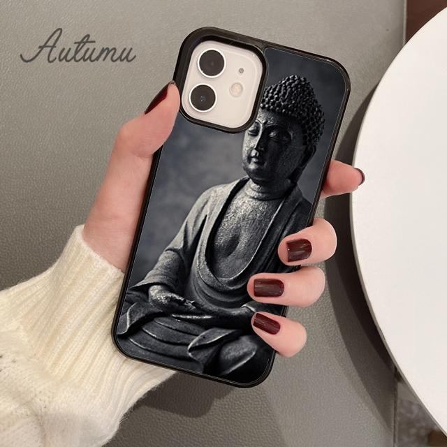 Buddha Phone Case for iPhone 11 12 13 14 Pro Max Mini X XR XS SE 2020 5 6S 7 8 Plus Samsung Galaxy S21 S22 Cover Shell