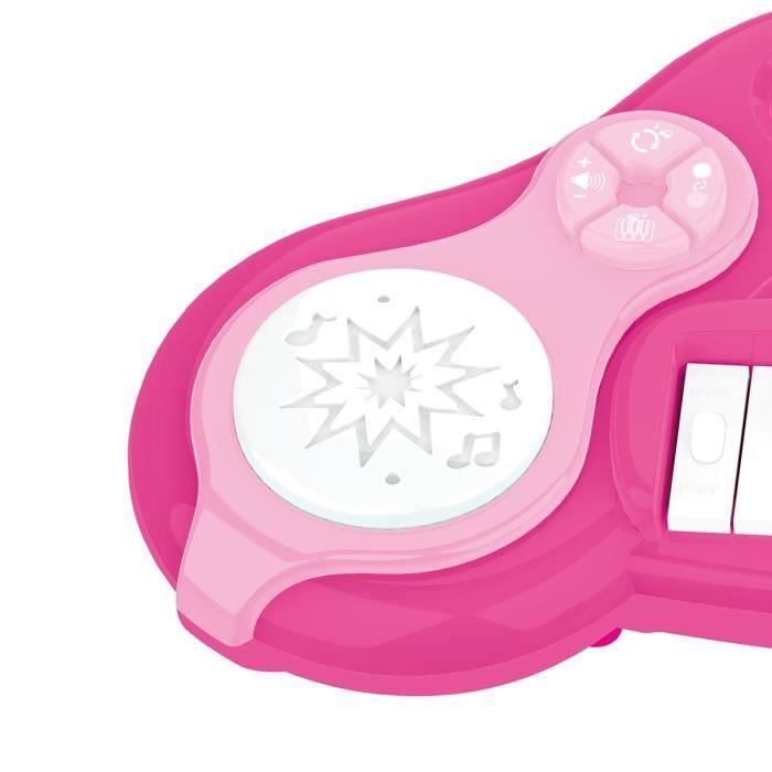 Piano Électronique Pour Enfants Barbie Avec Effets Lumineux Et Microphone - 24 Touches
