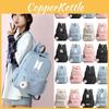Bts Kpop Bunny Rabbit Ears Backpack Girls School Bags V With Piggy Plush Pendant