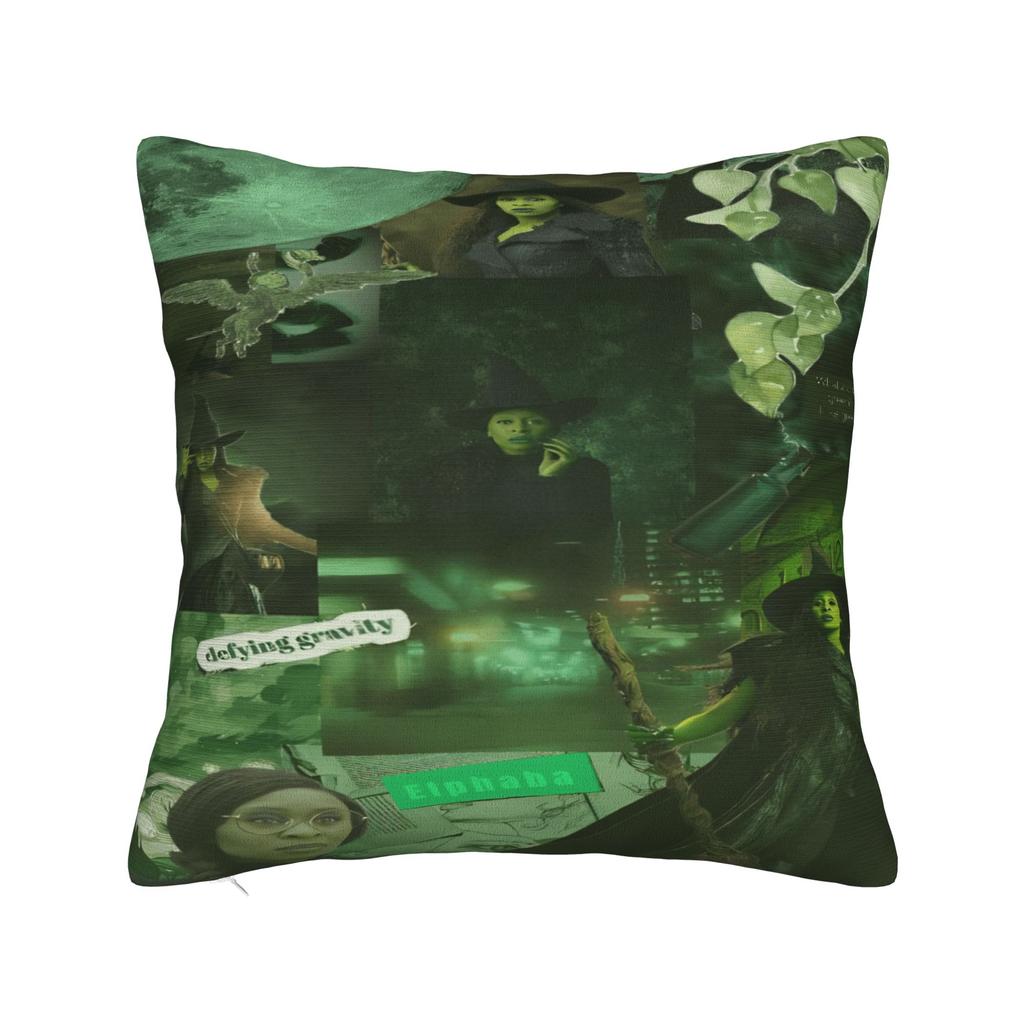 W-Wicked 2 Musical Movie Glinda Elphaba Pillow Case Novelty Pillow Cover Design Pillowcases For Couch Sofa Bedroom