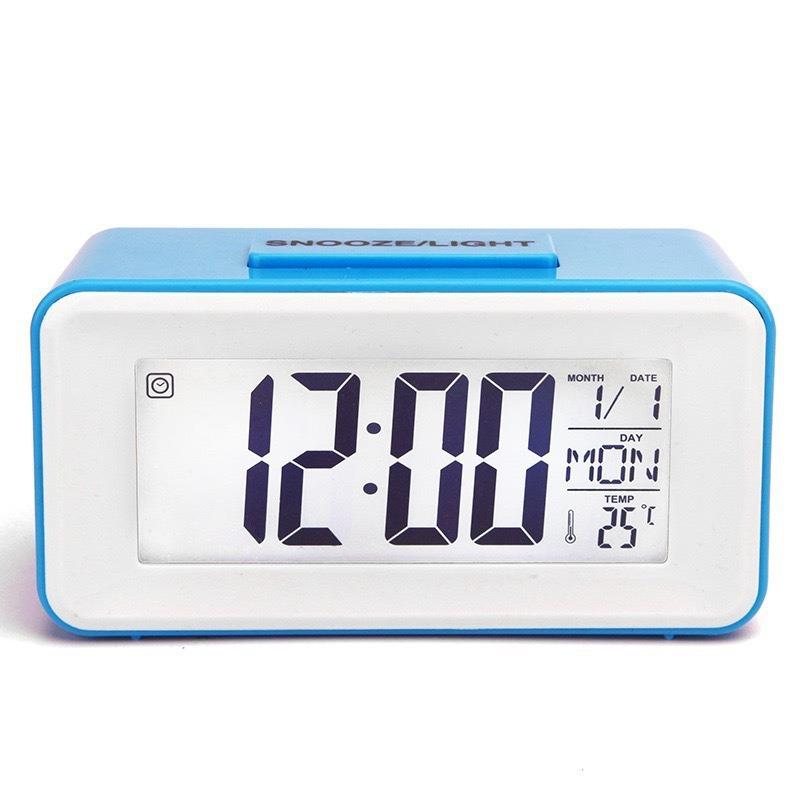 Multifunctional Silent Student Alarm Clock with Snooze & Luminous Display