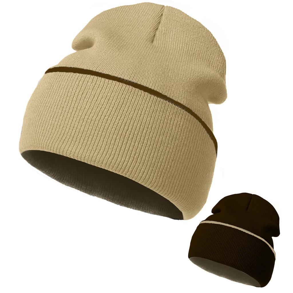 Men Women Unisex Knitted Beanie Hats Winter Soft Warm Skull Cap Fashion Outdoor Casual 3D Embroidery Beach Custom Logo 100%