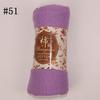 Muslim Women Solid Color Scarf Shawl Cotton Crinkle Hijab