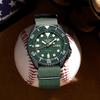 Seiko 5 Oriental Green Water Ghost Black Water Ghost Series Fashion Sports Diving Watch Manual Dual Calendar Mechanical Movement Nylon Strap SRPD77K1