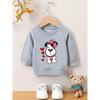 European sizes Easy Print Pattern, Comfortable And Skin-Friendly Sweatshirt for Baby Kids Aged 0-3 Years, Suitable for Spring And Autumn