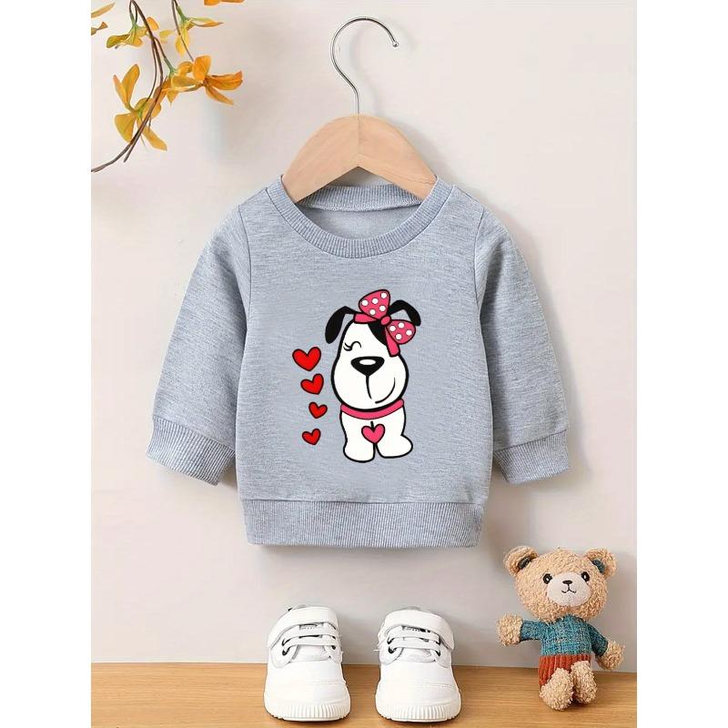 European sizes Easy Print Pattern, Comfortable And Skin-Friendly Sweatshirt for Baby Kids Aged 0-3 Years, Suitable for Spring And Autumn