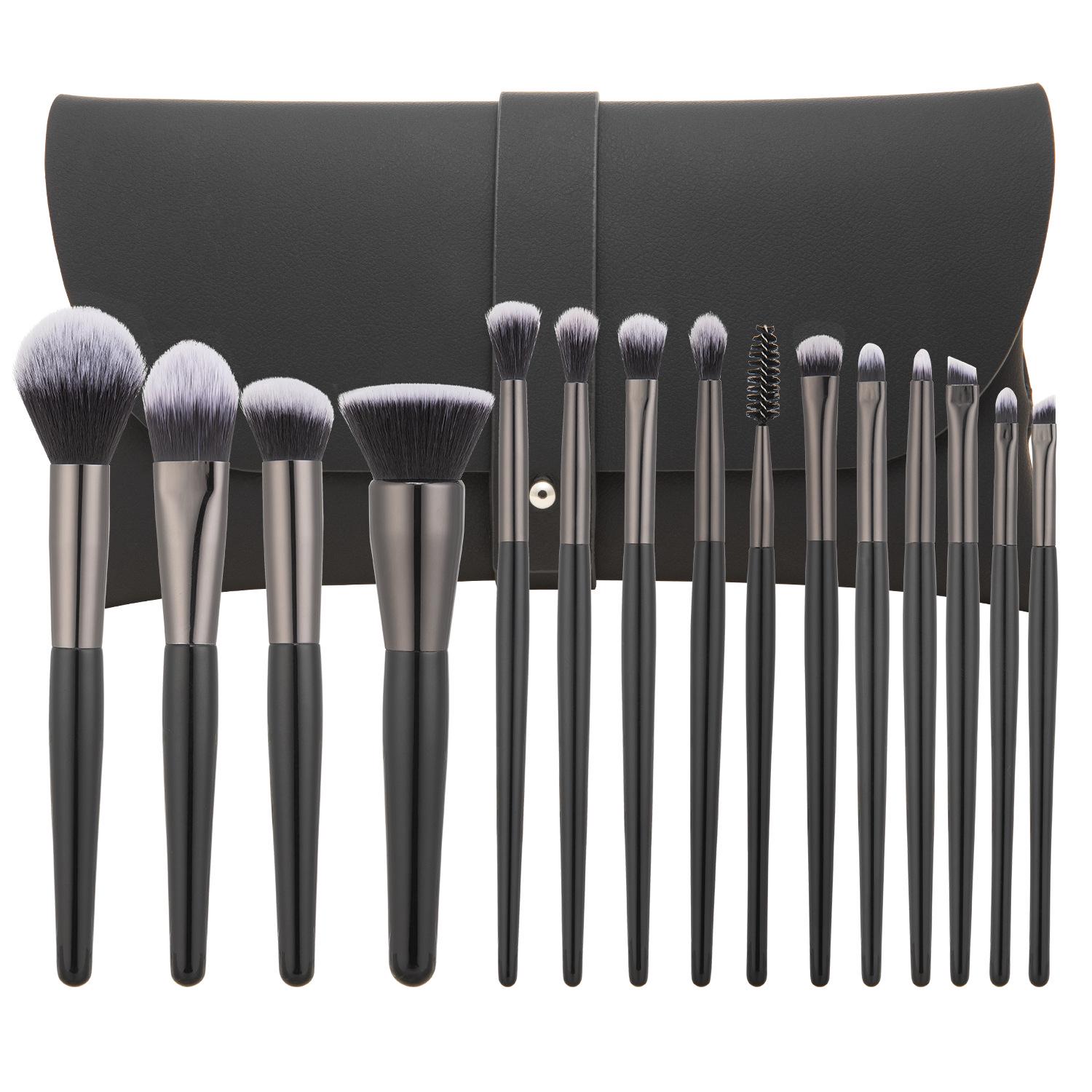 

Набор из 15 кистей для макияжа: Коллекция теней для век Animal Hair, румян, тональных основ и косметических инструментов