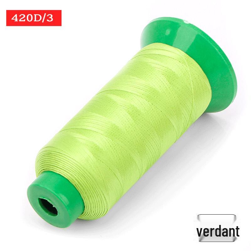 Sewing Machine & Handcraft Thread: High-Strength Mercerized Nylon for Upholstery, Leather, and Jeans