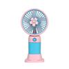 Rechargeable Cartoon Fruit Mini Desktop Fan - Portable, Long-Lasting Electric Fan