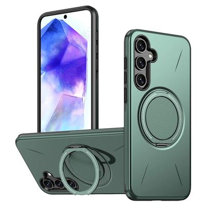 360° Magnetický držák pouzdro pro Samsung Galaxy A56 A36 A26 A16 A06 A17 A07 A55 A35 A25 A05S A15 A14 A05 Pro Magsafe Armor Kryt