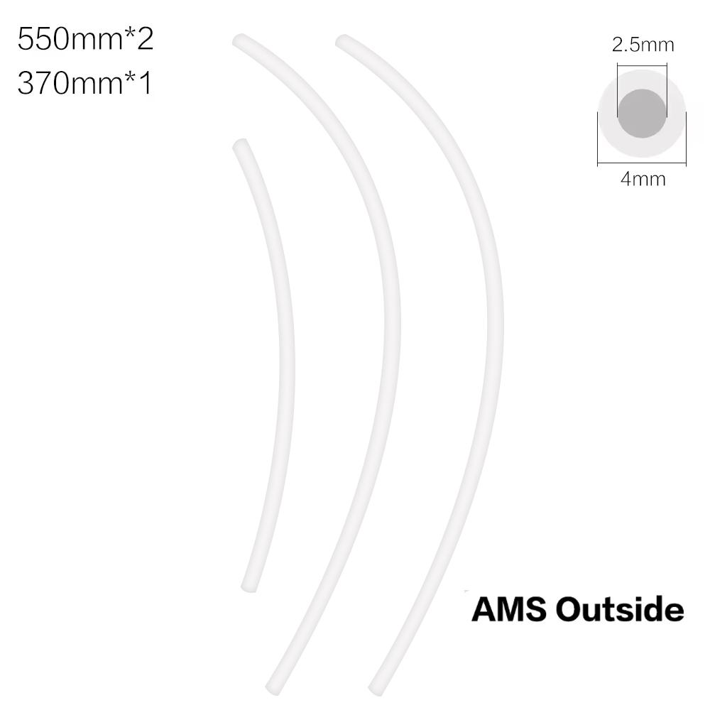 Teflonto Pipe for Bambu Lab P1P AMS A1 mini 3D Printer PTFE Tube Bowden Extruder 1.75mm ID2.5mm OD4mm Bambulab Filament Parts