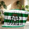 Custom Name Personalized Club Santos Laguna Print Blanket, Home Decor, Bedroom, Sofa, Camping, Couch, Gifts for Birthday ChristmasEnthusiasts