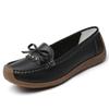 Casual Women's Flat Shoes with Soft Soles and Soft Tops, Large-sized Bean Shoes