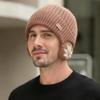 New Unisex Winter Hat Fleece Lined Warm Cap Stylish Soft Beanie Hat For Men Women Outdoor Earflap Knitted Hat