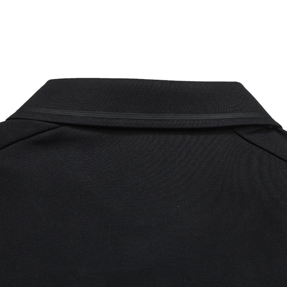 Fila Stylish Minimalist Casual Light Business Quality Versatile Comfortable Knitted Short Sleeve Polo Shirt Men Tops Black Blue F11M612106FBK