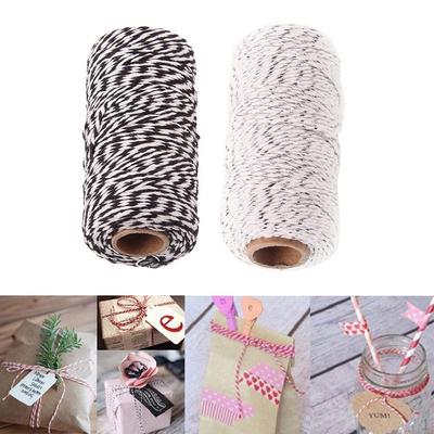 2 Rollen Bindfaden, Bindfaden DIY Basteln für Flaschen-Geschenkbox-Dekor