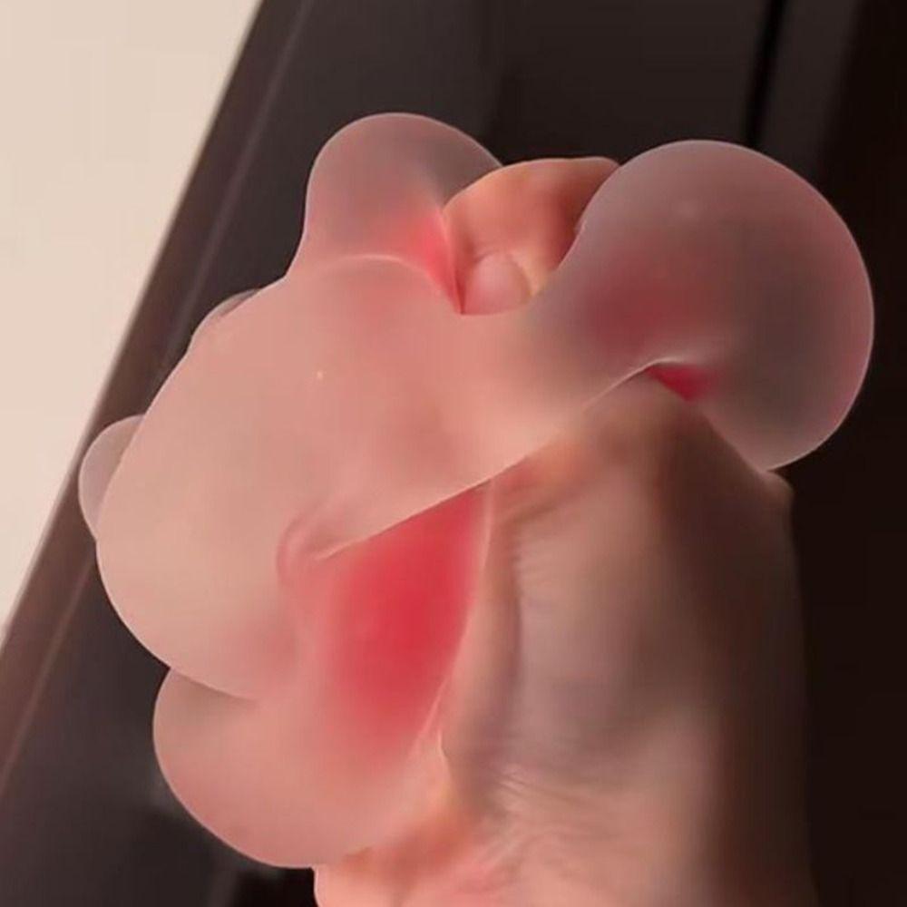 TPR Relief Toy Strawberry Mochi Pinching and Decompressing Toy New Squeeze Toys  Gifts