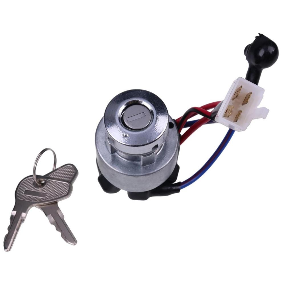 Ignition Switch with 2 Keys For Kubota L235 L275 L2350DT 35260-31800, 3526031800