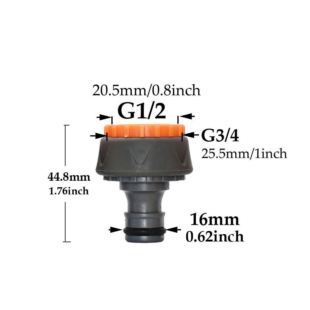

1/2 3/4 1 кран шланг быстроразъемный клапан ниппель OD16 мм 20 мм 32 мм садовый шланг водонепроницаемые фитинги адаптер для поливочного пистолета