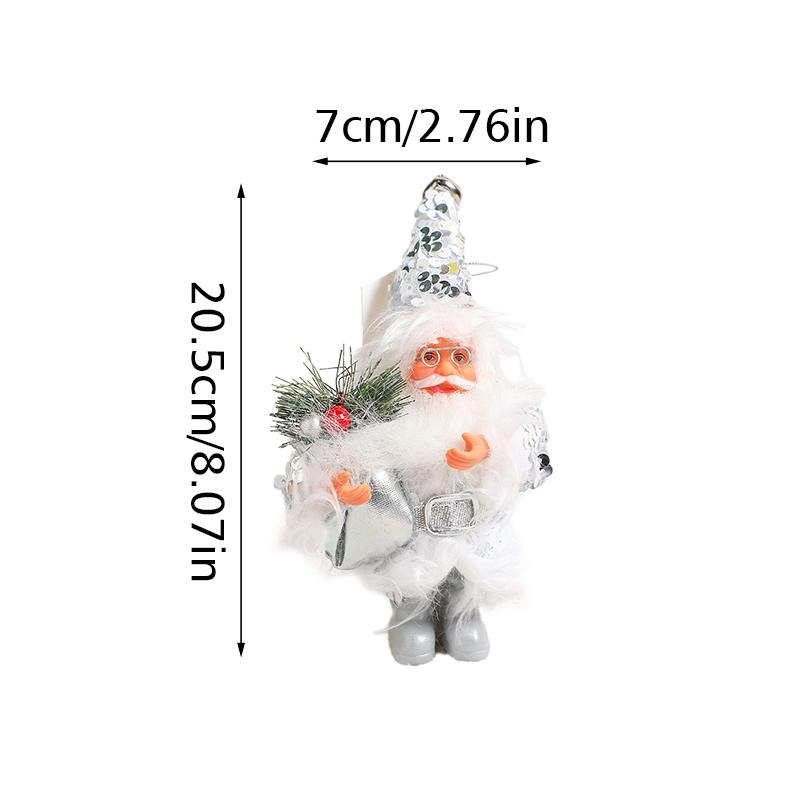 Christmas Santa Claus Ornaments Home Party DIY Desktop Bookshelf Exquisite Festival Supplies