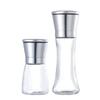 Stainless Steel Salt and Pepper Mill Manual Food Herb Grinders Spice Jar Containers Kitchen Gadgets Spice Bottles Glass