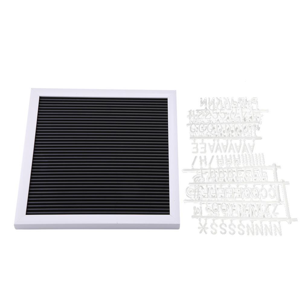 

Wooden Frame Message Letter Board Black White Plastic Letter Board Kindergarten Decor чорний