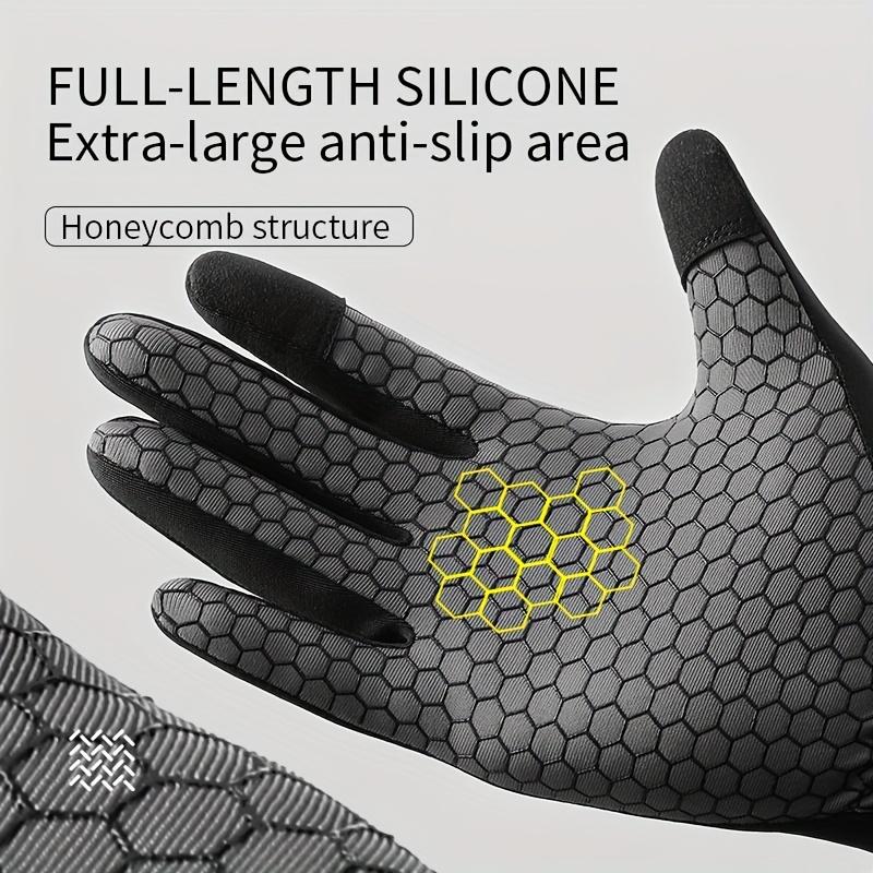 Ice Silk Gloves Breathable Anti-UV Cycling Fishing Hiking Gloves Men Women Sunshade Non-Slip Outdoor Sport Touchscreen Gloves