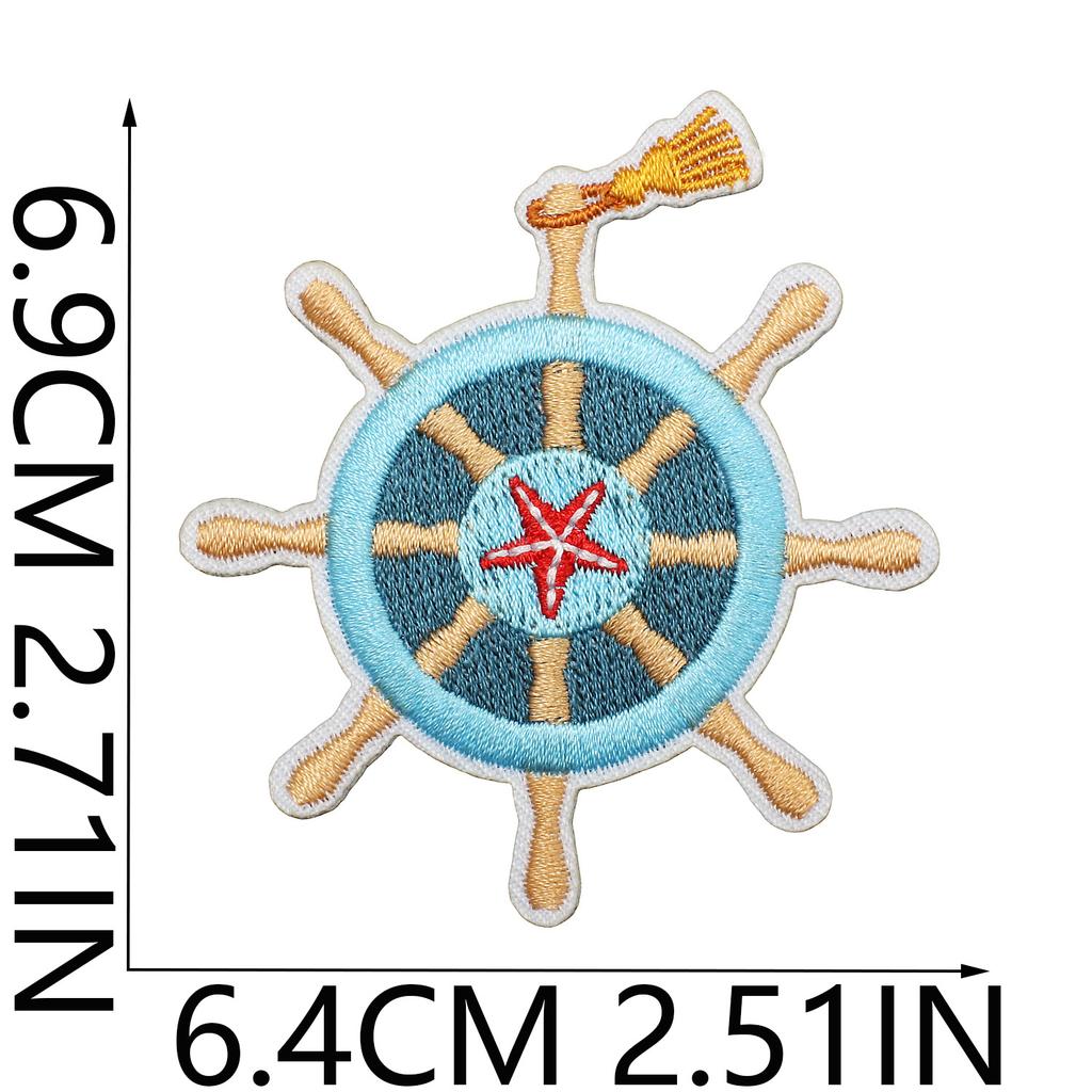 Horse Pentium Embroidery Cloth Sticker Western Denim Computer Embroidery Badge Fashion Girl Decoration Guitar Embroidery Badge Ironing