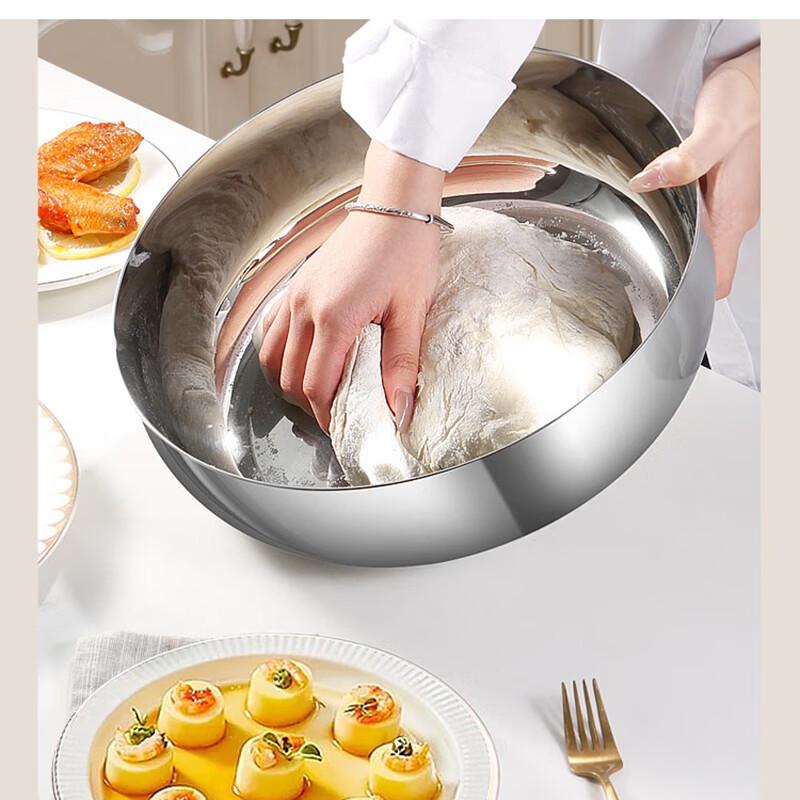 Sipian 410 Stainless Steel Matte Mixing Bowl 1