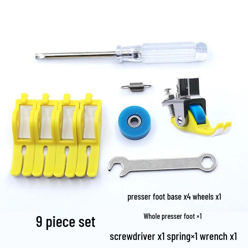 

Тефлоновая узкая роликовая лапка для универсальных швейных машин