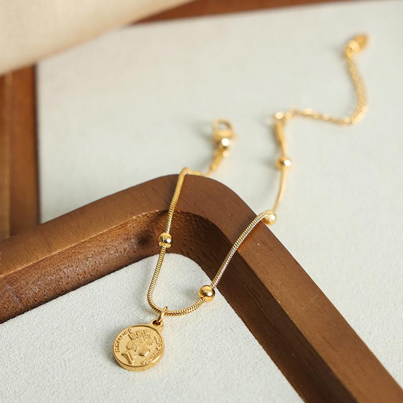 Trendy Chain Bracelet For Women Gold Color Link Chain Bangle Female Jewelry Gift