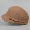 Ji Wool, Mother Equestrian Hat, Women'S High-End Bow, Elegant Retro Small Fragrant Cap.