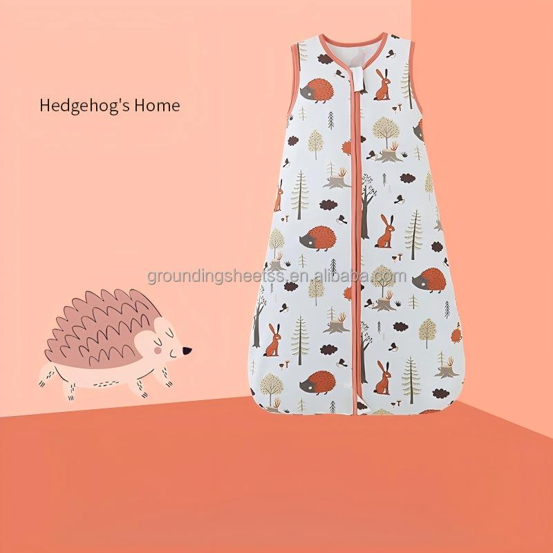 Baby Sleep Sack Wearable Blanket Baby Sleeping Bags 0.5 Tog Sleeveless Zipper Baby for Newborn