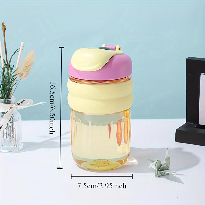 1PC Large Capacity Water Cup with Hanging Rope, Neutral Plastic Cup, Coffee Cup, Portable Plastic Cup, Travel Water Bottle