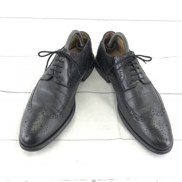 Bally Switzerland Leather Wingtip Black 27.0(USED)