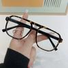 1.0 To 4.0 Double Beam Presbyopia Square Reading Glasses Anti Blue Light And Anti Fatigue Glasses Hd Mens Glasses