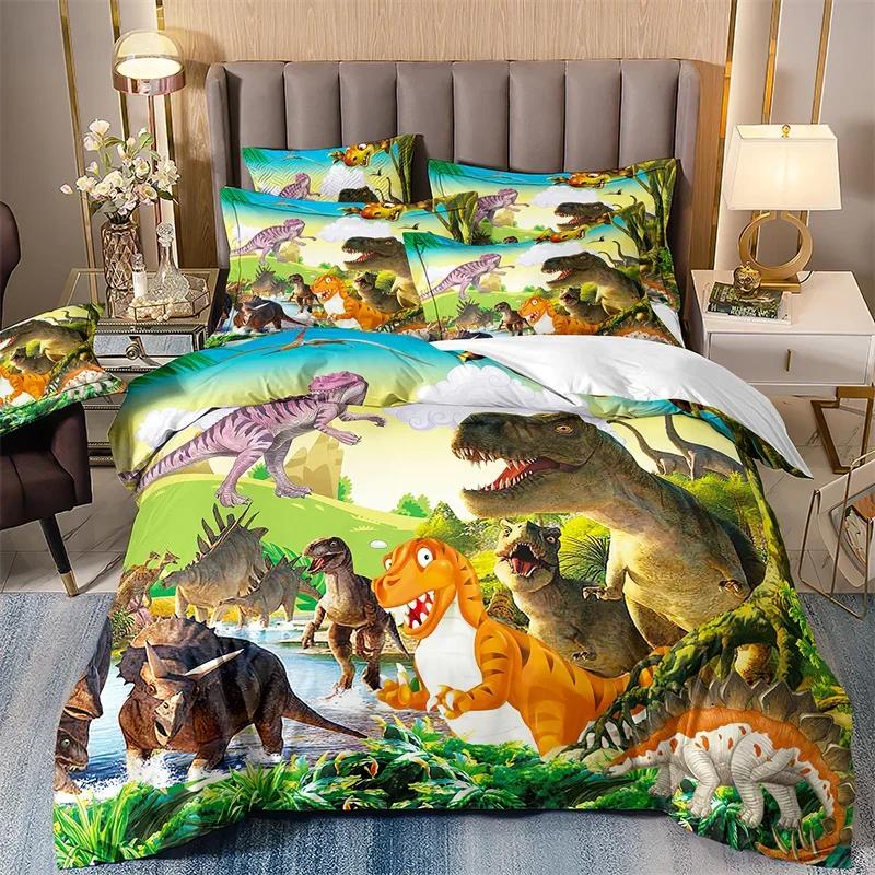 Pościel Zwierzęta Dla Dzieci, Poszewka Na Kołdrę, Rozmiar Queen, Wzór Kreskówkowy, Poszewka Na Kołdrę, Słoń, Tygrys, Lew, Komplet Pościeli Dla Nastolatka