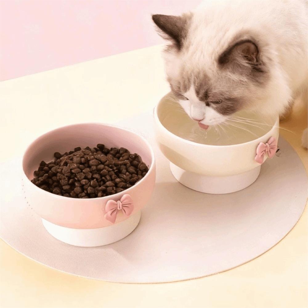 Large Capacity Elevated Pet Bowl Non-Slip Base Anti-Spill Dog Bowl Pet Feeding Bowl  For Puppy Cats