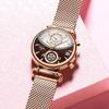 Aishy Waterproof Stainless Steel Couple Quartz Watches - Hot-Selling New Model for Students
