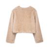 2024 Autumn Women's European & American Style Faux Fur Jacket Coat
