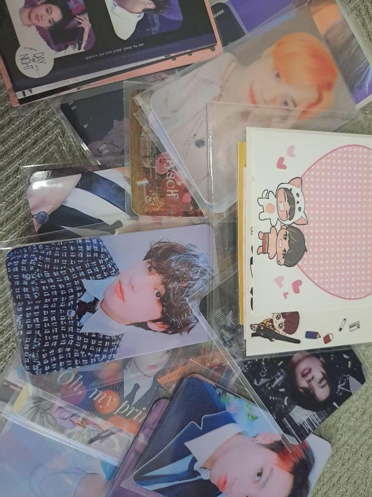 [USED] BTS K-POP Korean Producer Goods Notepad Trading Cards