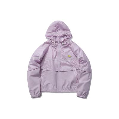 Li Ning Sports Fashion Series Loose Casual Hooded Jacket Women Jacket Purple AFDR154-4