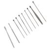 Stainless Steel Spiral Ear Wax Cleaner Set Portable Ear Pick Spoon Earwax Removal Tool Kit