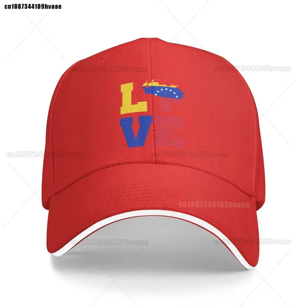 Unisex Women Love Venezuela Map Flag Dad Hat Vintage South America Venezuelan Heritage Versatile Baseball Cap Fit All Size