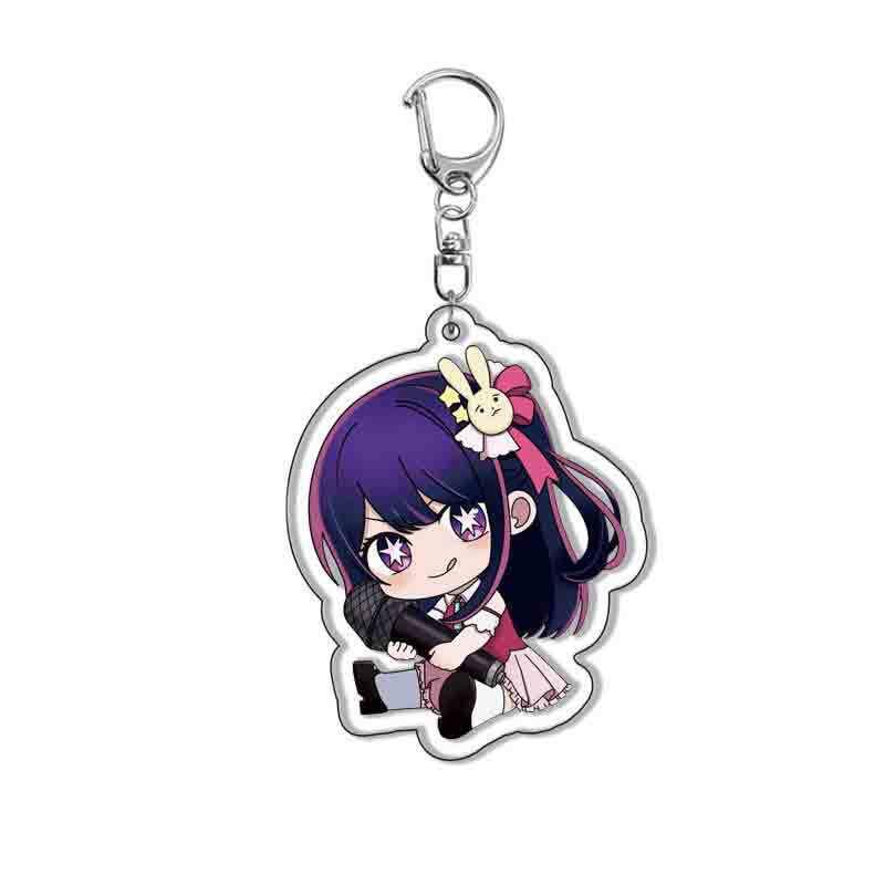 No Ko Oshi Hoshino Ai Akuamarin High Transparency Acrylic Keychain Gift Pendants