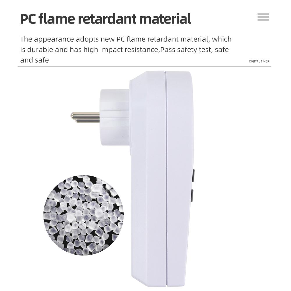 Electronic Timer Socket LCD Digital Timer Switch EU FR US UK AU Plug Timers 7Day 12/24 Hour Programmable Control Timing Outlet